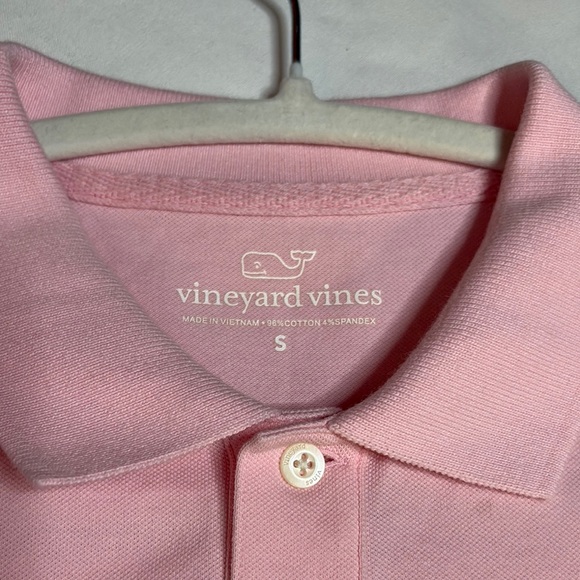 Vineyard Vines Pink Polo Shirt Classic Preppy Style S - Picture 4 of 9